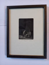 Framed mezzotint 'Special