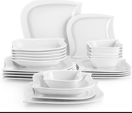 Malacasa 24pc porcelain dinner - 24pc,