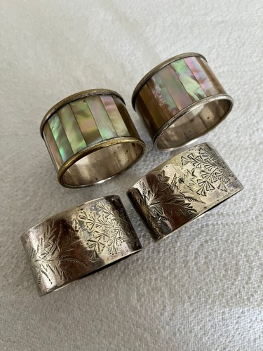 Set silver plated - set, 4