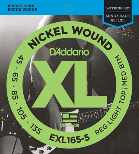 Bass guitar strings addario - strings, d'addario