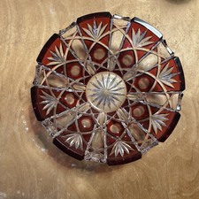 Bohemia Crystal Ruby Red Cut