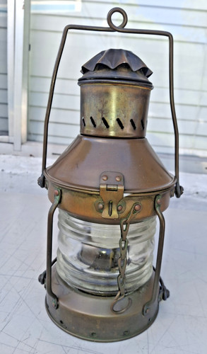 Vintage nautical ship lantern - vintage,