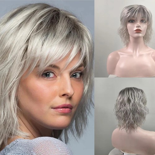 Women short bob hair - bob, synthetic