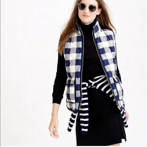 Crew blue white - crew, plaid