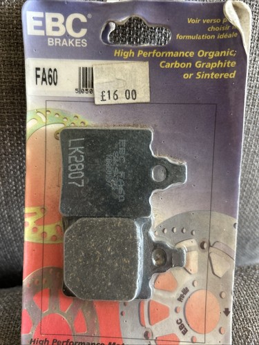 Ebc fa60 brake pads - fa60, aprilia