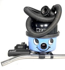 Henry Hoover Cylinder Vacuum Cleaner Blue, 6L With Pole, Pipe & Nozzle