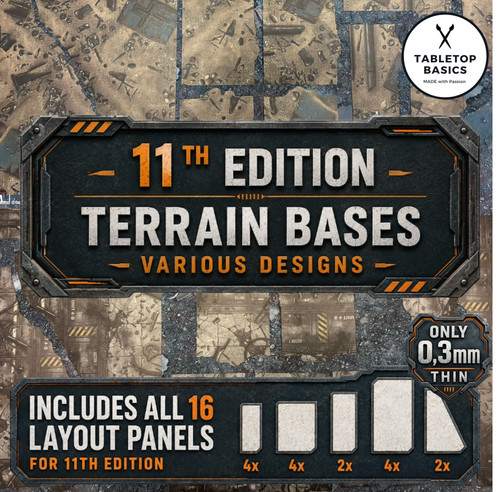 Terrain area footprints 40k - terrain,