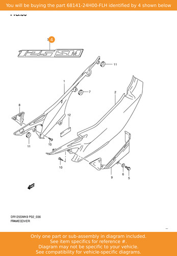 Suzuki emblem lh - suzuki,