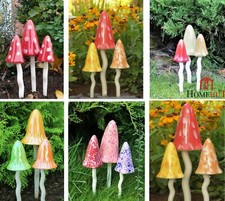 Garden ornaments toadstools - ornaments,