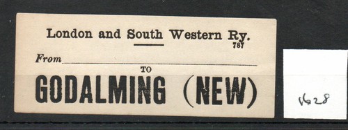 London south western railway - &,