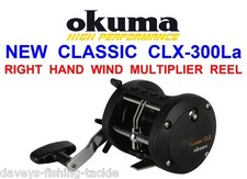 2025 OKUMA CLASSIC CLX 300La BOAT SURF SEA FISHING LEVEL WIND MULTIPLIER REEL