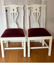 Chalon painted chairs X2