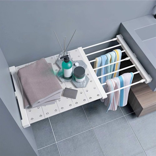 Closet tension shelf - tension,