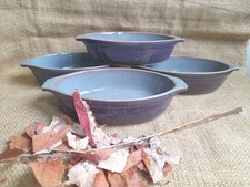 4xVintage Denby Storm Purple