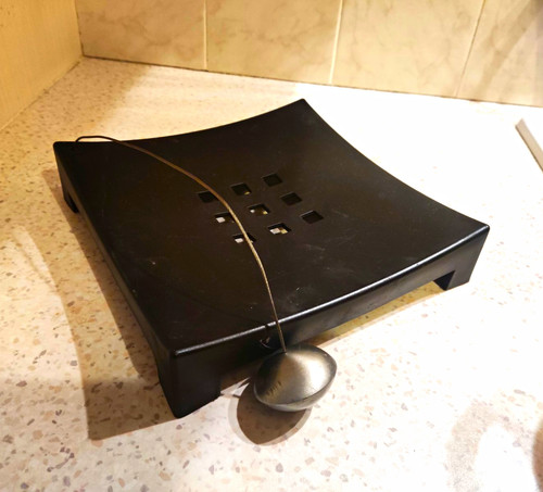 Metal napkin holder black - black, &