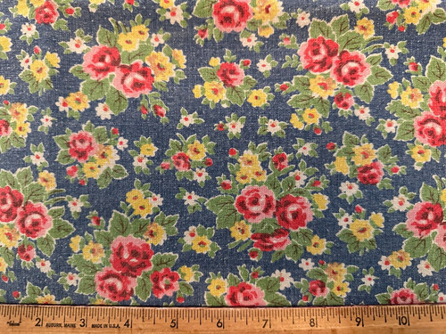 Blue pink shabby - shabby, rose