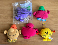 Job lot of 5 McDonalds Mr Men Happy meal toys - 3 x reversable & 2 x standard
