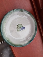 Lovely Rare Vintage A & J Young Pottery Of Gresham  Grape Dish Very Good Cond.