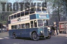 35mm Slide Premier Travel Camrbridge Bristol K5G ECW 125 CWX667 1963 Original