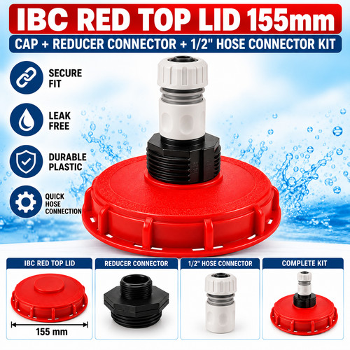 Ibc red tank - tank, with