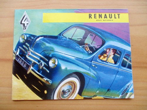 Brochure renault 4cv - renault,