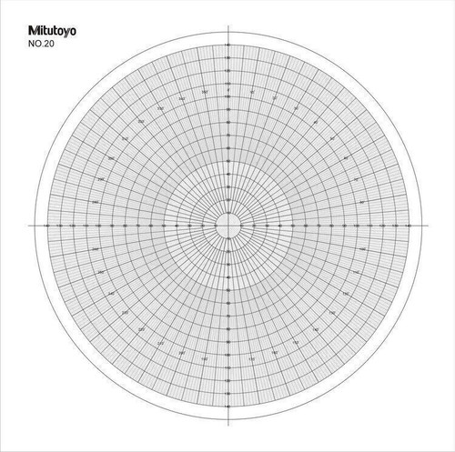 Optical comparator chart for - comparator,
