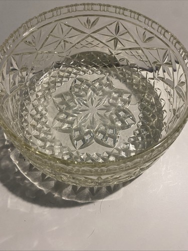Vintage lead crystal cut glass - vintage,