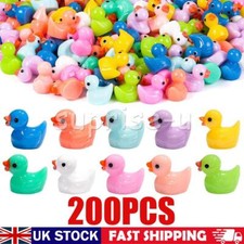 200PCS Mini Resin Ducks