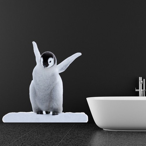 Penguin baby wall sticker - baby,