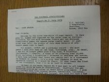 Jul-1979 The Association Of Football Statisticians (The Football Statisticians):