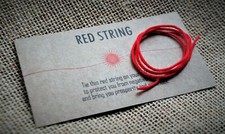 Kabbalah red string bracelet - red,