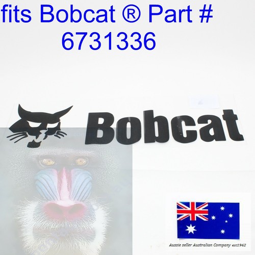 For bobcat sticker black - black, decal