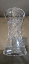 Large Heavy Crystal Vase