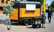 Converted Rice Horsebox Catering Trailer, Pizza Trailer, Gooney Dome Oven.