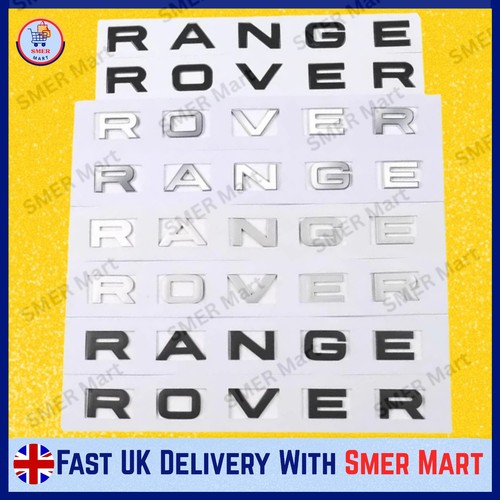 Gloss black badge letters - black,