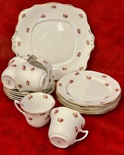Vintage (1950s);   Roslyn China  (Reid & Co) . . . Tea Set  (Pink Roses)