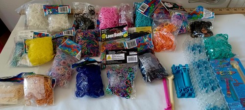 Rainbow loom lot - rainbow,