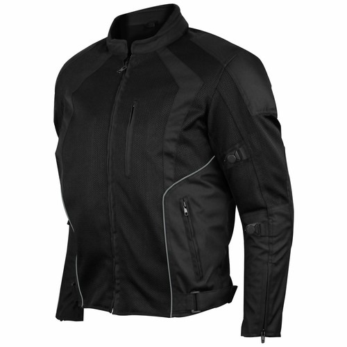 Men black mesh motorcycle - men's,