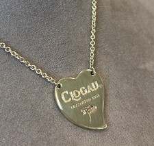Clogau Welsh 9ct Yellow & Rose Gold Signature Heart Necklace 18" Rare