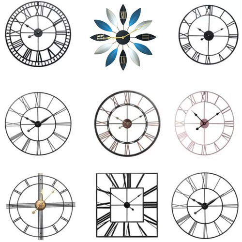 Large roman numerals wall - large,