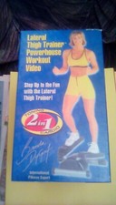 Lateral Thigh Trainer Powerhouse Workout Video (2003) VHS exercise toning video