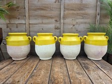 Rustic Hand Made Yellow Glazed