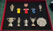 Arsenal Trophy Pin Badge Set