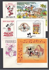 THIRTY TWO Walt Disney Stamp Covers Various Themes Countries Mixed Condition