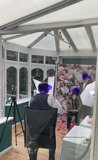 Photographer Studio Bundle Of Equipment Inc Lights , Frame &Backdrops(24 Ish)