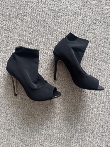 Karen millen black peep toe - millen,