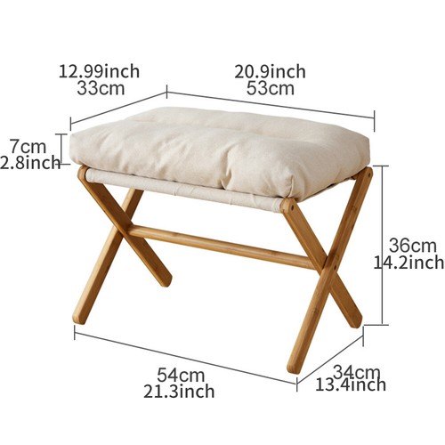Modern footstool foldable - modern,