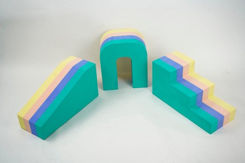 Rainbow pastel foam soft - pastel,