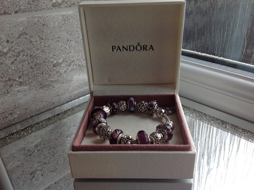 Pandora silver charm bracelet - pandora,