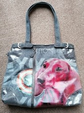 NWT Grey Fuzzy Nation Tote